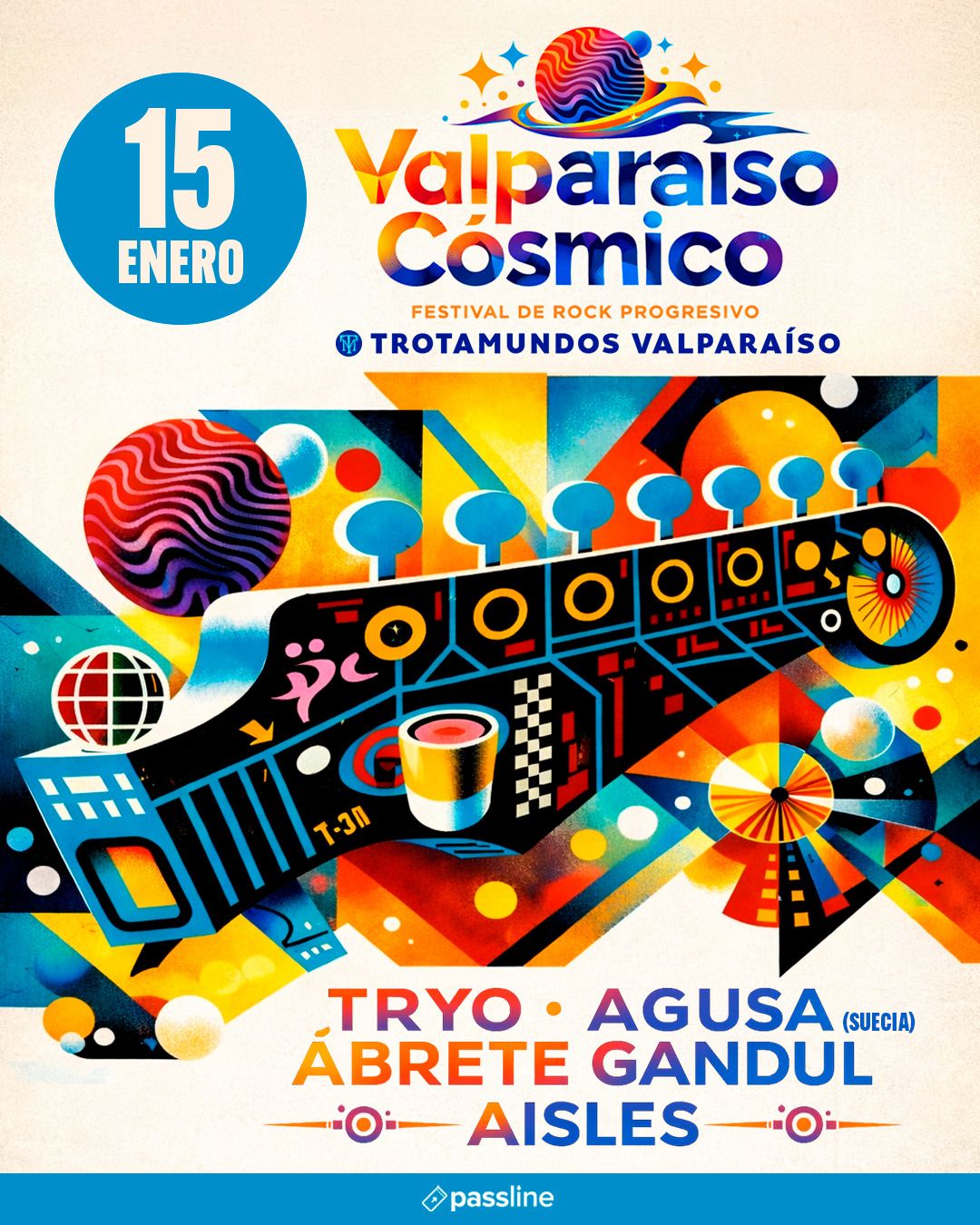 Banda sueca Agusa llega al festival Valparaíso Cósmico